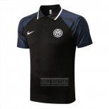 Camiseta De Futbol Polo del Inter Milan 2022-2023 Negro