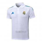 Camiseta De Futbol Polo del Real Madrid 2025-2026 Blanco Azul
