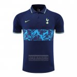 Camiseta De Futbol Polo del Tottenham Hotspur 2022-2023 Azul Oscuro