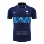 Camiseta De Futbol Polo del Tottenham Hotspur 2022-2023 Azul Oscuro