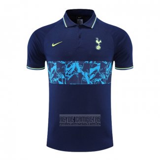 Camiseta De Futbol Polo del Tottenham Hotspur 2022-2023 Azul Oscuro