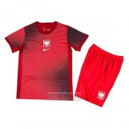 Camiseta De Futbol Polonia Segunda Nino 2024