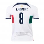 Camiseta De Futbol Portugal Jugador B.Fernandes Segunda 2022