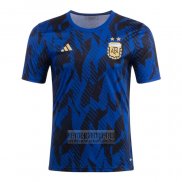 Camiseta De Futbol Pre Partido del Argentina 2022 Azul