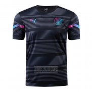 Camiseta De Futbol Pre Partido del Manchester City 2022 Negro