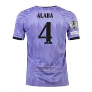 Camiseta De Futbol Real Madrid Jugador Alaba Segunda 2022-2023