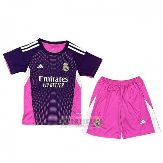 Camiseta De Futbol Real Madrid Portero Primera Nino 2025-2026