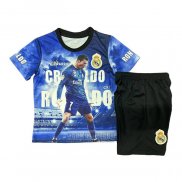 Camiseta De Futbol Real Madrid Ronaldo Special Nino 2025-2026 Azul