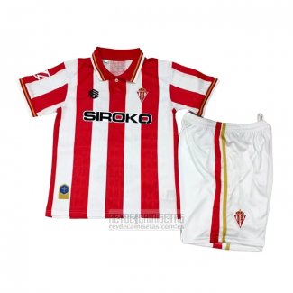 Camiseta De Futbol Sporting de Gijon Primera Nino 2026-2027