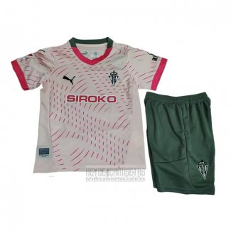 Camiseta De Futbol Sporting de Gijon Tercera Nino 2024-2025