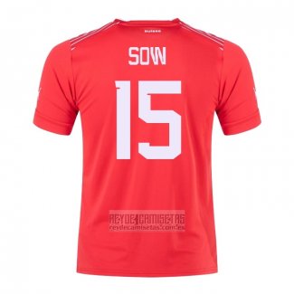 Camiseta De Futbol Suiza Jugador Sow Primera 2022