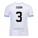 Camiseta De Futbol Uruguay Jugador D.Godin Segunda 2022