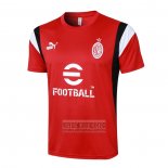 Camiseta De Futbol de Entrenamiento AC Milan 2023-2024 Rojo