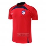 Camiseta De Futbol de Entrenamiento Atletico Madrid 2022-2023 Rojo