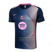 Camiseta De Futbol de Entrenamiento Barcelona 2025-2026 Azul Rosa