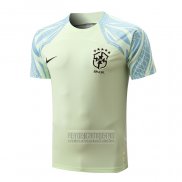 Camiseta De Futbol de Entrenamiento Brasil 2022-2023 Verde