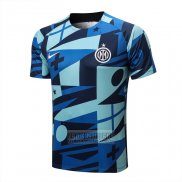 Camiseta De Futbol de Entrenamiento Inter Milan 2022-2023 Azul