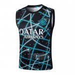 Camiseta De Futbol de Entrenamiento Inter Milan Sin Mangas 2025-2026 Negro Azul