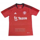 Camiseta De Futbol de Entrenamiento Manchester United 2022 Rojo