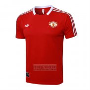 Camiseta De Futbol de Entrenamiento Manchester United 2025-2026 Rojo