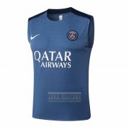 Camiseta De Futbol de Entrenamiento Paris Saint-Germain Sin Mangas 2025-2026 Gris
