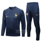 Chandal de Chaqueta del Francia 2022-2023 Azul