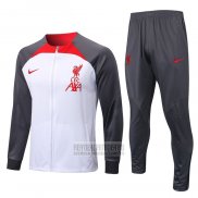 Chandal de Chaqueta del Liverpool 2022-2023 Blanco