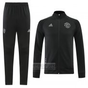 Chandal de Chaqueta del Manchester United 2022-2023 Negro