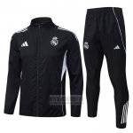 Chandal de Rompevientos del Real Madrid 2025-2026 Negro