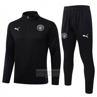 Chandal de Sudadera del Manchester City 2025-2026 Negro