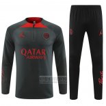 Chandal de Sudadera del Paris Saint-Germain Jordan 2022-2023 Gris