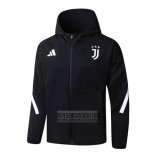 Chaqueta con Capucha del Juventus 2025-2026 Negro
