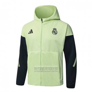Chaqueta con Capucha del Real Madrid 2025-2026 Verde
