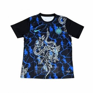 Tailandia Camiseta De Futbol Inter Milan Special 2025-2026 Negro Azul