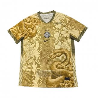 Tailandia Camiseta De Futbol Inter Milan Special 2025-2026 Oro