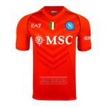 Tailandia Camiseta De Futbol Napoli Portero 2023-2024 Naranja