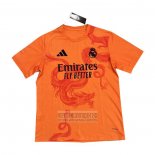 Tailandia Camiseta De Futbol Real Madrid Dragon 2024-2025 Naranja