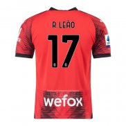 Camiseta De Futbol AC Milan Jugador R.Leao Primera 2023-2024