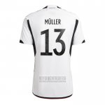 Camiseta De Futbol Alemania Jugador Muller Primera 2022