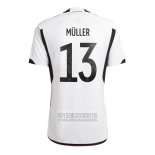 Camiseta De Futbol Alemania Jugador Muller Primera 2022