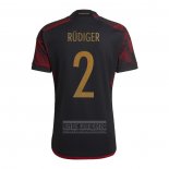 Camiseta De Futbol Alemania Jugador Rudiger Segunda 2022
