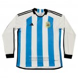 Camiseta De Futbol Argentina Primera Manga Larga 2022