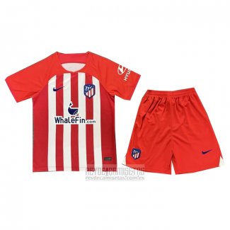 Camiseta De Futbol Atletico Madrid Primera Nino 2023-2024