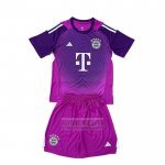 Camiseta De Futbol Bayern Munich Portero Nino 2025-2026 Purpura