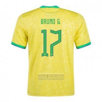 Camiseta De Futbol Brasil Jugador Bruno G. Primera 2022
