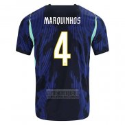 Camiseta De Futbol Brasil Jugador Marquinhos Segunda 2026