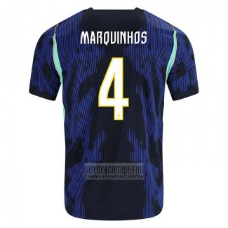 Camiseta De Futbol Brasil Jugador Marquinhos Segunda 2026