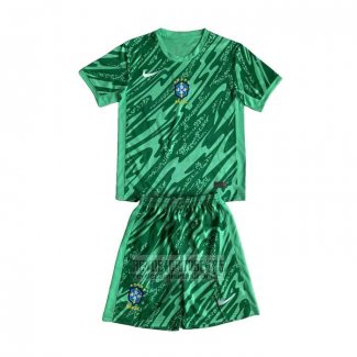 Camiseta De Futbol Brasil Portero Tercera Nino 2024