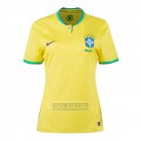 Camiseta De Futbol Brasil Primera Mujer 2022
