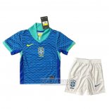 Camiseta De Futbol Brasil Segunda Nino 2024